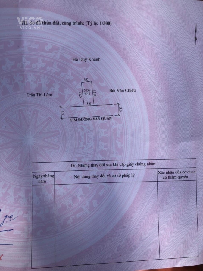 58m2 đất mặt đường Vân Quan, Đa Phúc, Dương Kinh ngay ngã tư chợ chiều Đa Phúc giá đầu tư LH