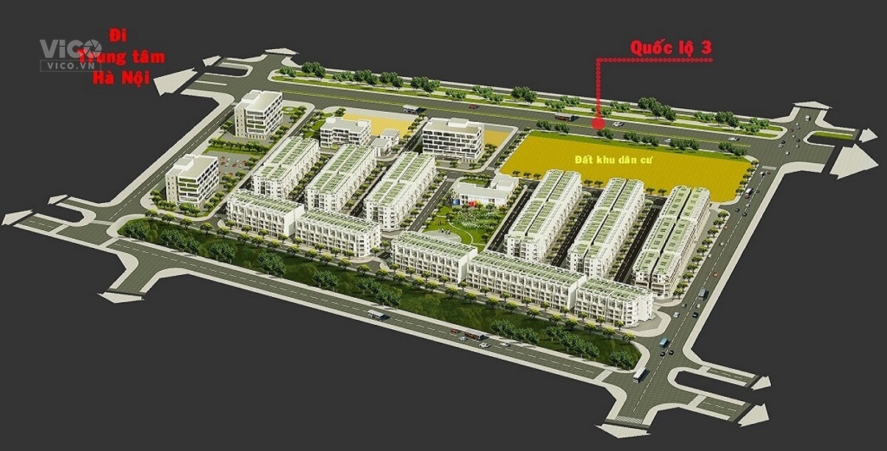 Bán căn liền kề dự án Happy Land Đông Anh 4 tầng hoàn thiện ngoài