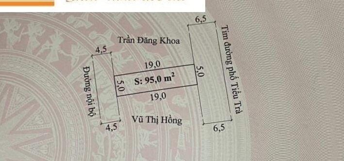 95m2 Tiểu Trà, Hưng Đạo, Dương Kinh, nằm ngay sát khu công nghiệp Thành Công, cách đường 355 ( Mạc