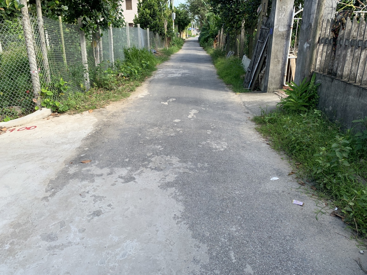 Lô đất tổ dân phố 11 Hoà Nghĩa 61,3m2 nở hậu ngõ 66 Tư Thuỷ, Dương Kinh LH 0349.053.499