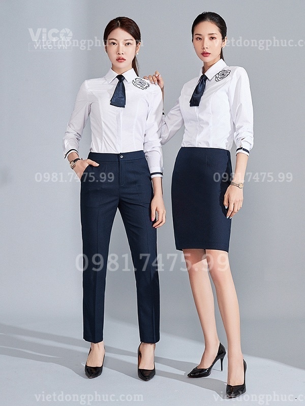 Nhận may sơ mi nữ công sở nhiều mẫu đẹp, kiều dáng thời trang
