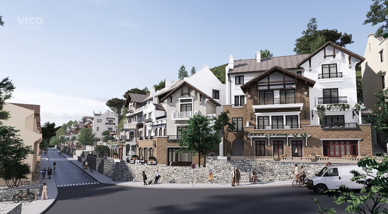 Bán biệt thự và shophouse kinh doanh và cho thuê ngay tại thị trấn Sapa. Sổ đỏ lâu dài, Giá đất chỉ