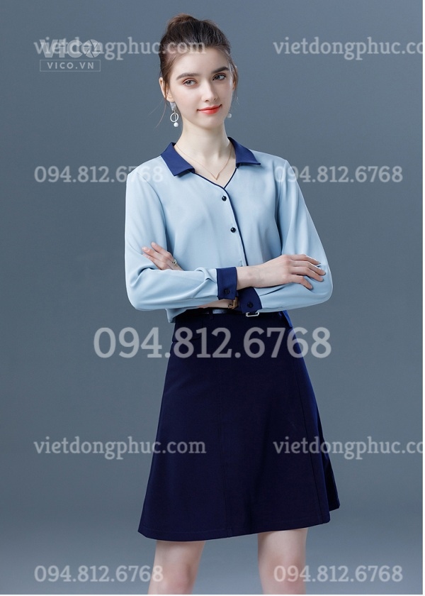 Nhận may sơ mi nữ công sở nhiều mẫu đẹp, kiều dáng thời trang