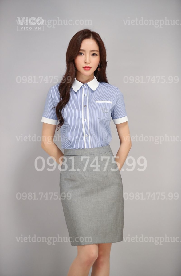 Nhận may sơ mi nữ công sở nhiều mẫu đẹp, kiều dáng thời trang
