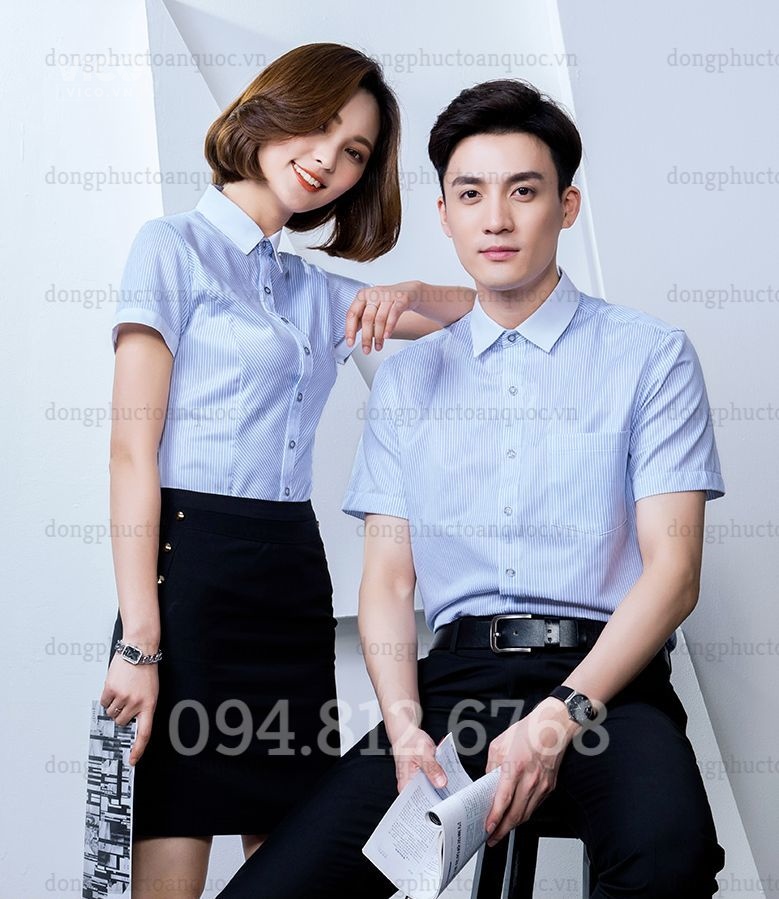 Nhận may sơ mi nữ công sở nhiều mẫu đẹp, kiều dáng thời trang