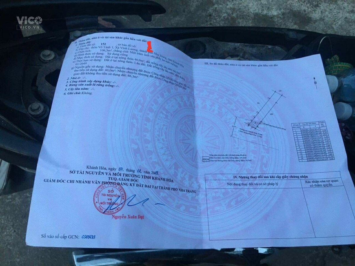 Bán đất thổ cư tặng nhà mặt phố đường ô tô rộng 10m thẳng ra biển, Tp Nha Trang ngay QL1 cảng