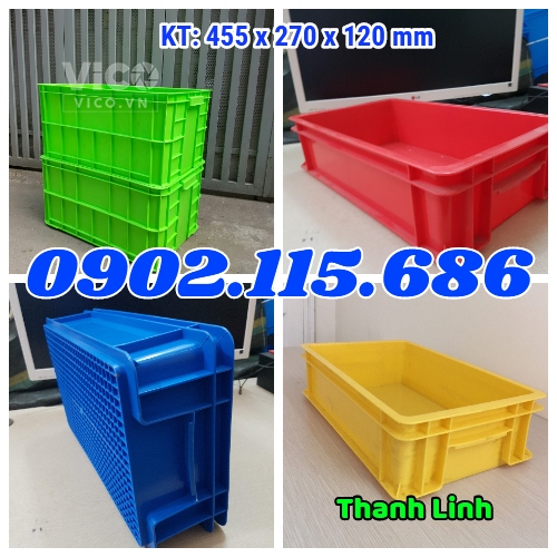 Thùng nhựa đặc, sóng nhựa bít, thùng nhựa đựng đồ,