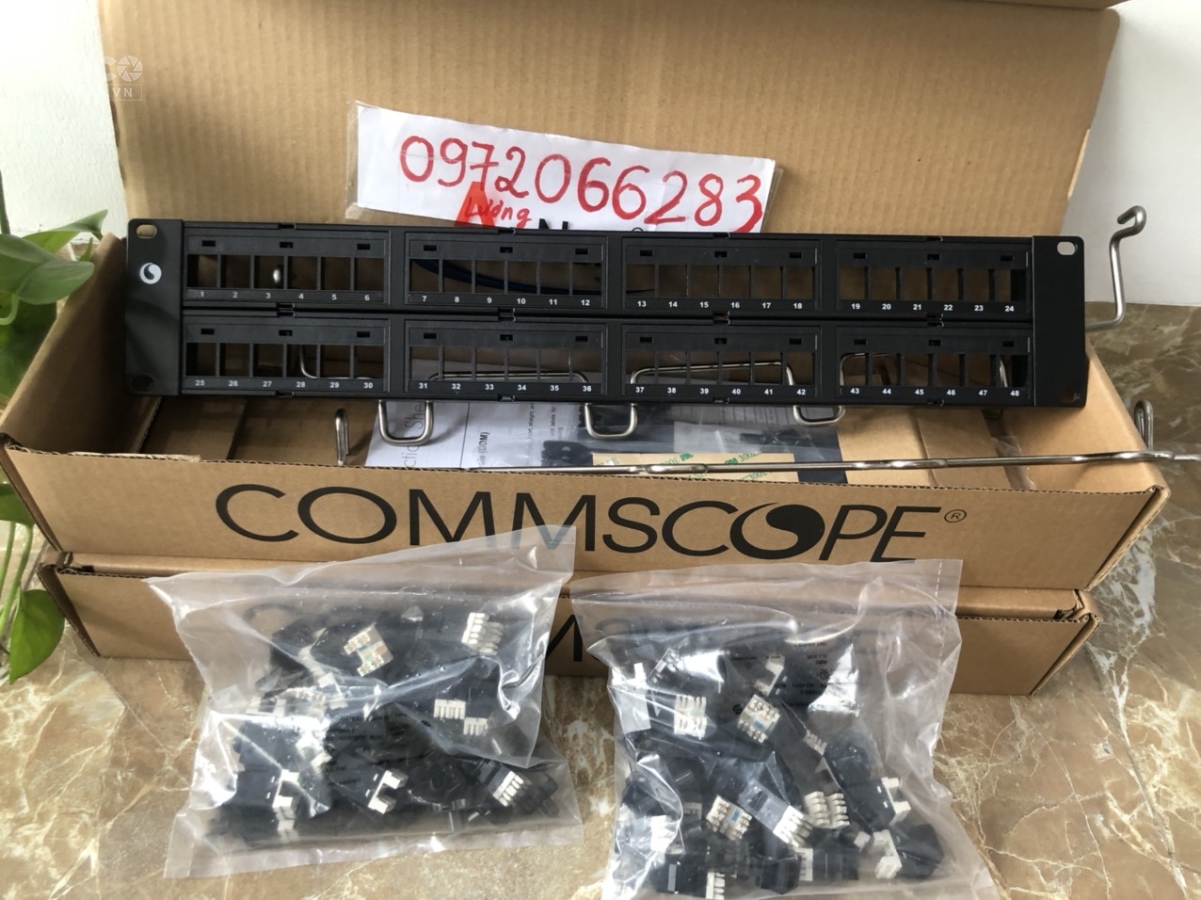 Thanh đấu nối, UTP, SL, DDM, 48 cổng cat5, 2U, rỗng, thẳng 760237041 913751912