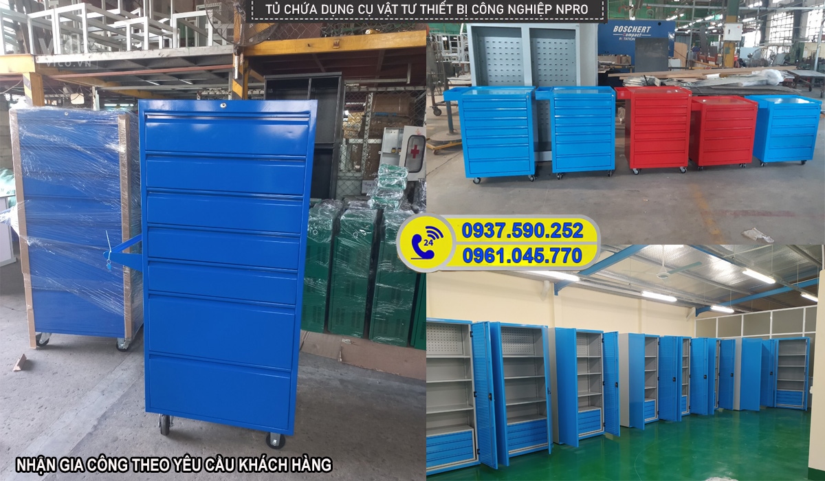 Tủ đựng cơ khí, tủ đựng dụng cụ vật tư, tủ đựng thiết bị công nghiệp