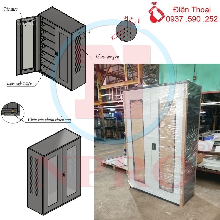Tủ đựng cơ khí, tủ đựng dụng cụ vật tư, tủ đựng thiết bị công nghiệp