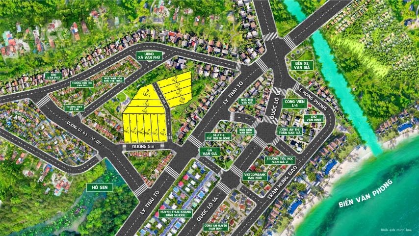 Bán gấp 3 lô ful thổ cư tại trung tâm thị trấn Vạn Giã, đón sóng đầu tư tại Đặc Khu kinh tế Bắc Vân