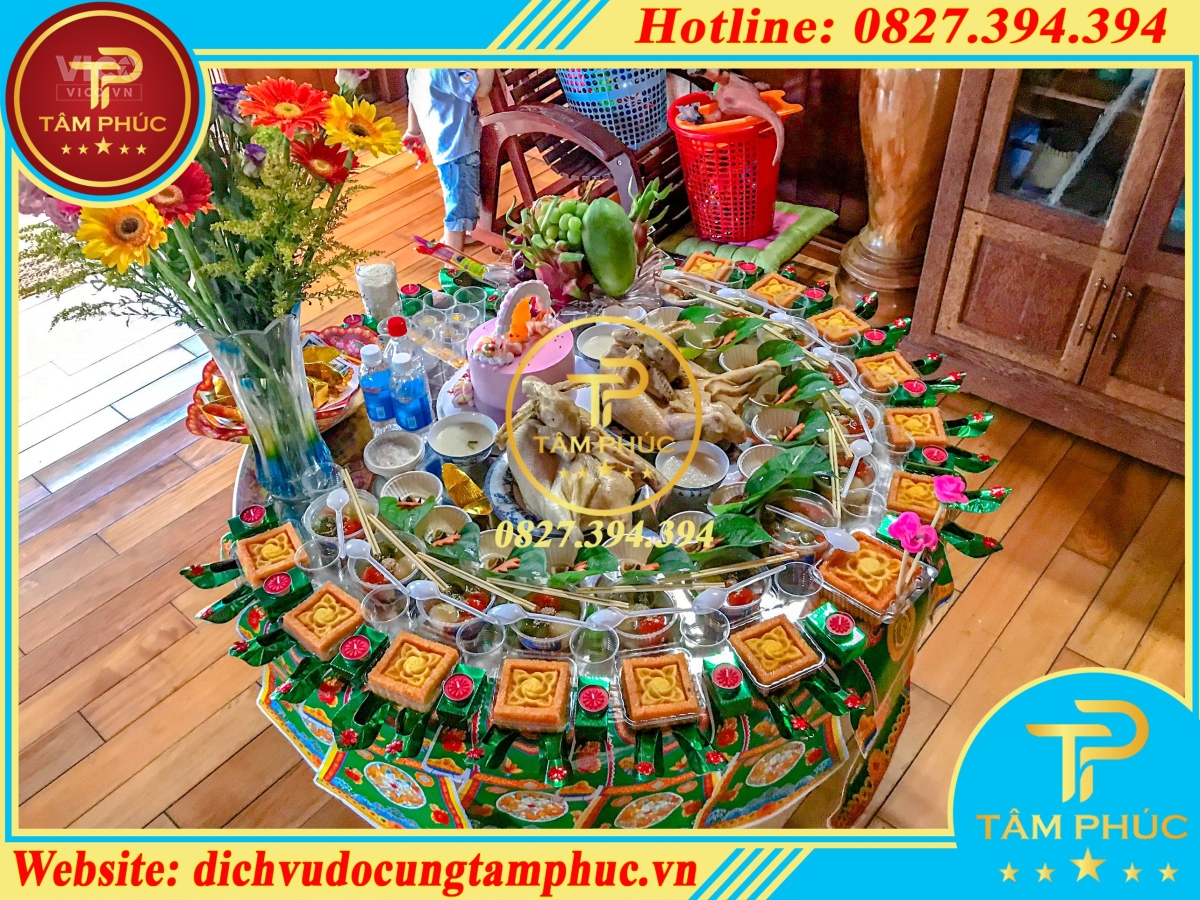hoa đồng tiền trong lễ đầy tháng