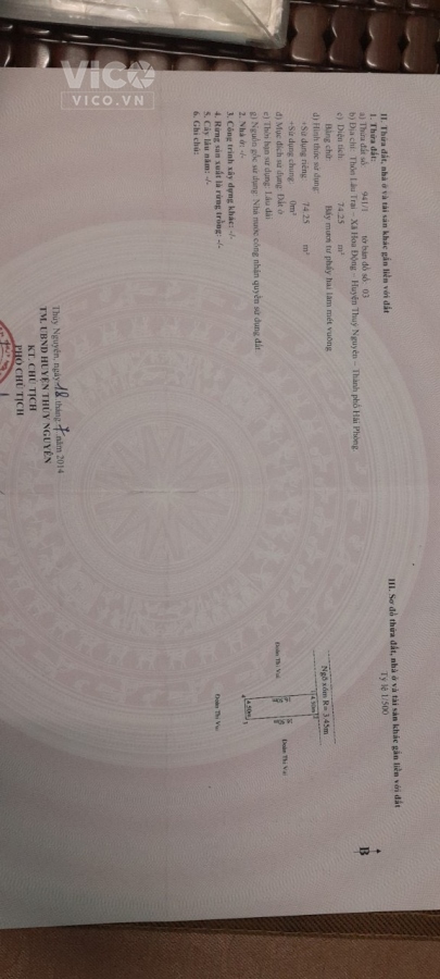 Bạn thân gửi bán căn nhà 2 tầng tuyệt đẹp tại Hoa Động, Thuỷ Nguyên