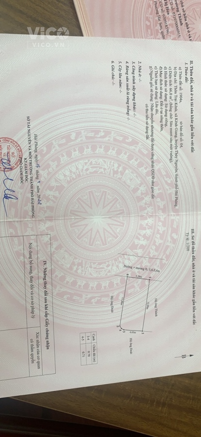 Chính chủ gửi bán 2 lô đất lô 3 và lô 4 mặt đường liên thôn xã Kênh Giang