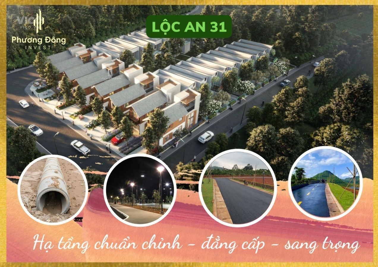 BÁN ĐẤT NỀN THƯƠNG MẠI LỘC AN RESIDENCE LÂM ĐỒNG