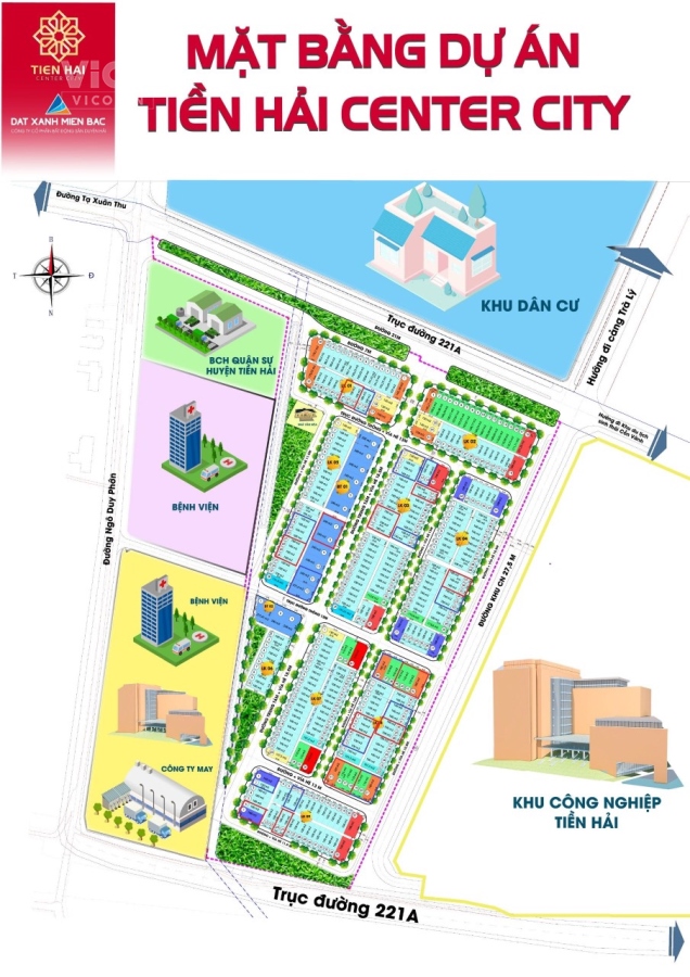 CẦN BÁN LÔ ĐẤT SH03.27 TIỀN HẢI CENTER CITY ĐẦU TƯ AN NHÀN ĐA THẾ HỆ