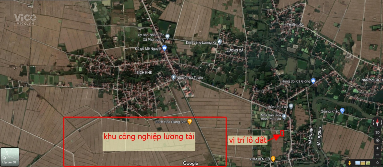 Bán nhanh, đất giáp KCN Lương Tài, Bắc Ninh, giá 3ty8