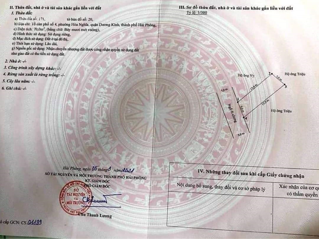 Chỉ hơn 1 tỷ sở hữu ngay lô đất tại Tĩnh Hải, Hòa Nghĩa, Dương Kinh