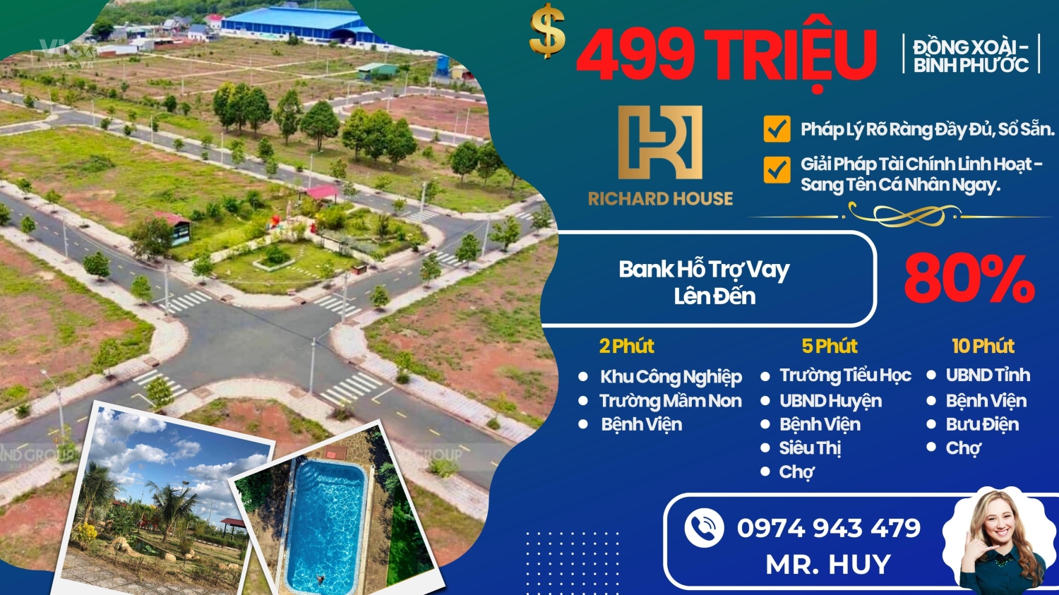 Bán đất nhà phố liền kề Trung Tâm Hành Chính huy Đồng Phú