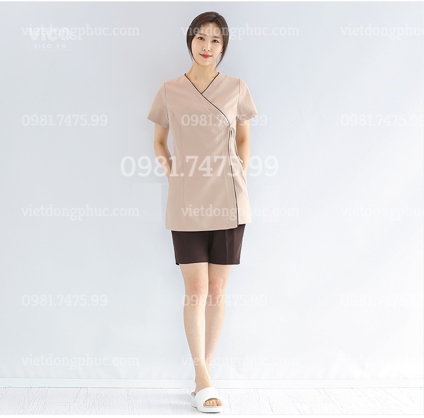 Xưởng nhận may đồng phục SPA theo yêu cầu, đảm bảo chất lượng