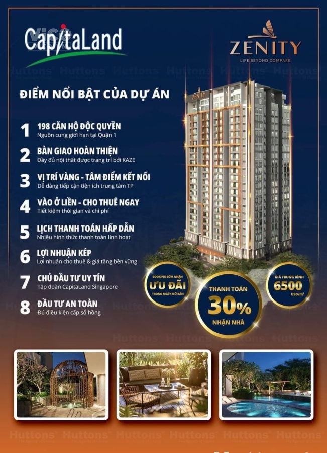 Dọn vào ở ngay căn hộ quận 1 Zenity