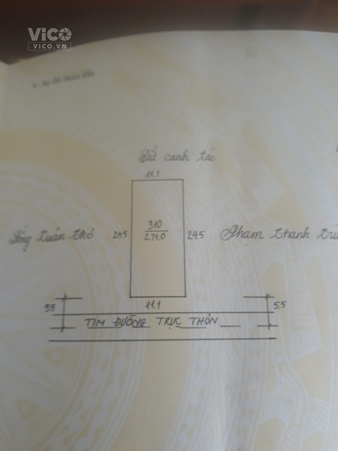 mặt đường Hải phong , Sông He , Hòa Nghĩa , Dương kinh , Hải Phòng 271m2 ngang 11m