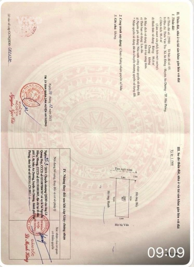 Lô đất nằm trên khu vực chứa đầy tiện ích của Vân tra, An Đồng.