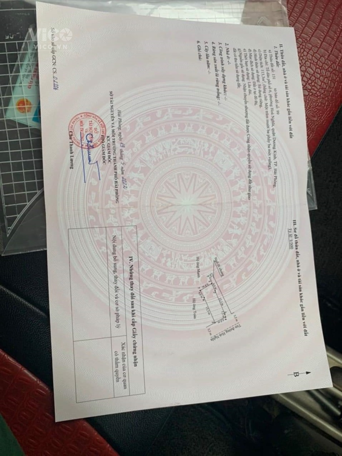 Lô góc 113,3m2 mặt đường Hòa nghĩa, Dương Kinh, HP