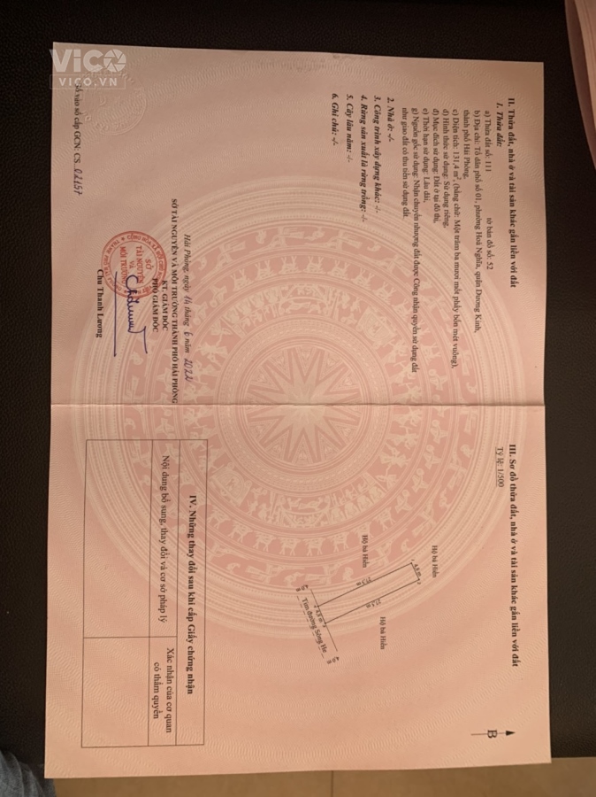 Siêu phẩm 131,4m2 mặt đường Song He, Hòa Nghĩa, Dương Kinh