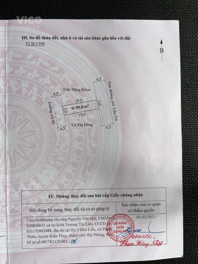 Trục chính Tiểu Trà , Hưng Đạo , Dương Kinh , Hải Phòng , tuyến 2 đường Vành Đai 2 rộng 68m