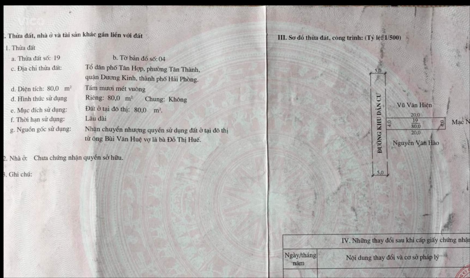 Chỉ hơn 1 tỷ sở hữu ngay 80m2 tại Tân Thành, Dương Kinh