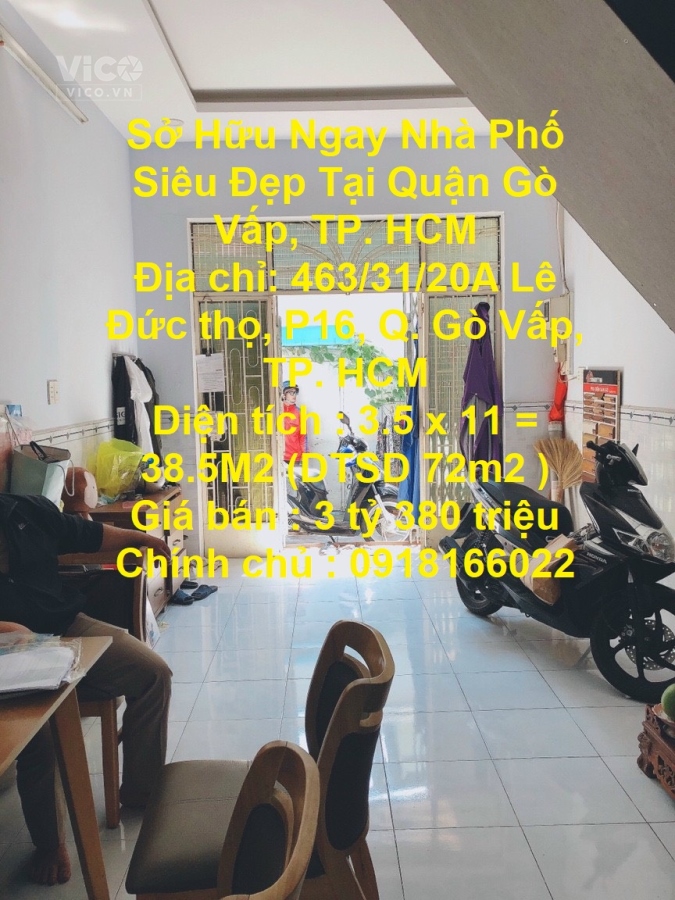 Sở Hữu Ngay Nhà Phố Siêu Đẹp Tại Quận Gò Vấp, TP. HCM