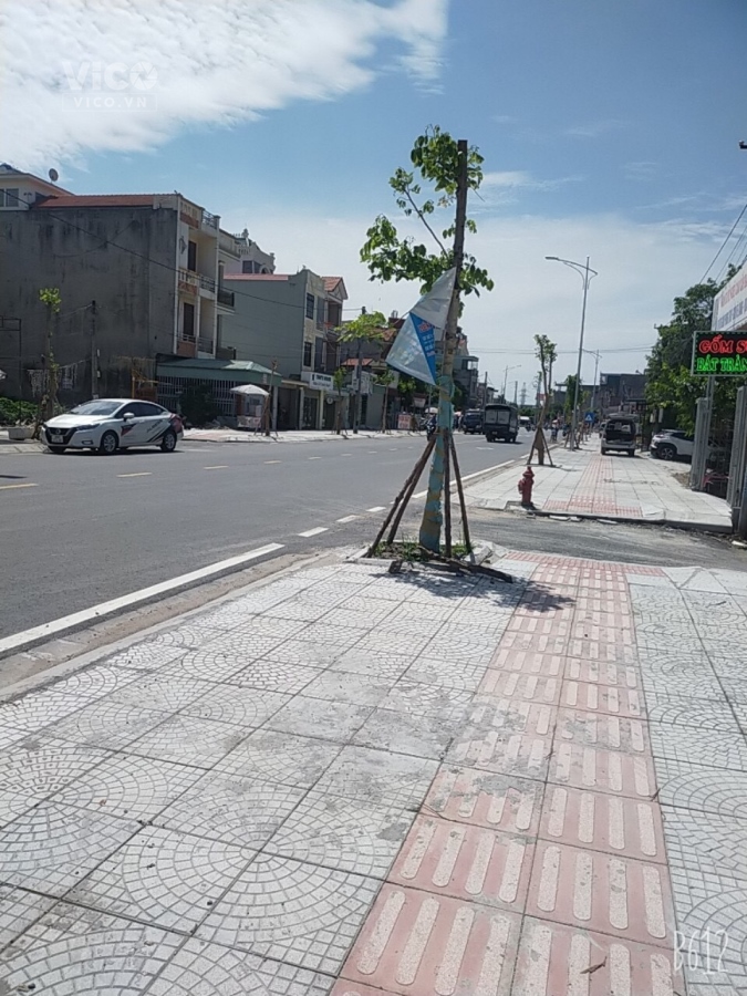 Bán lô đất hoa hậu lô góc mặt đường Máng An Dương HP