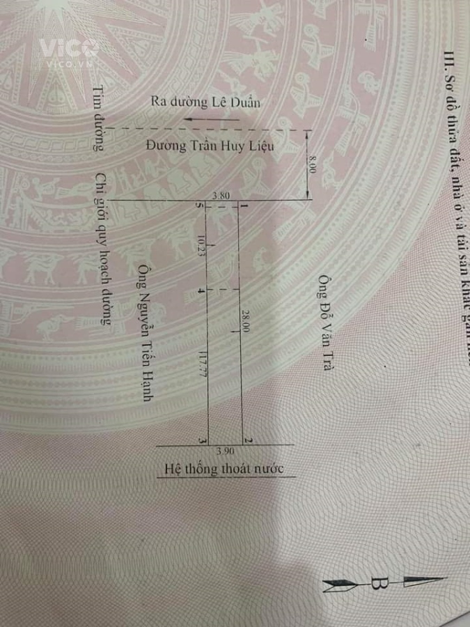 Chính chủ gửi bán lô đất Mặt đường Trần Huy Liệu Lê Duẩn Kiến An