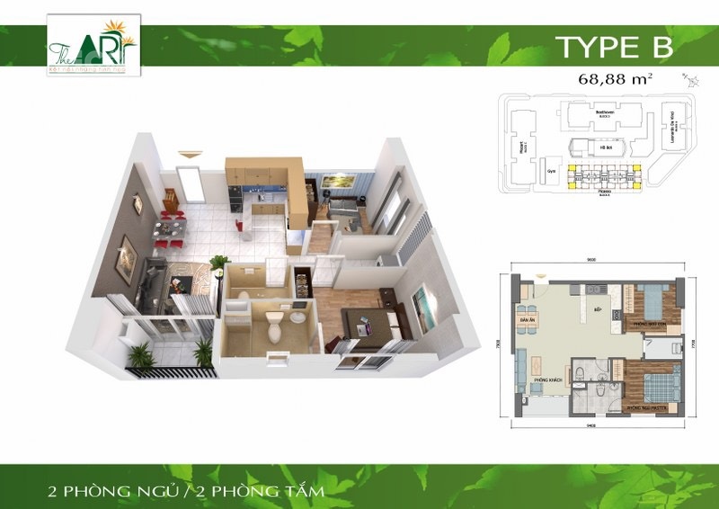 Hot Hot Chính Chủ Cần Bán Căn Chung Cư Góc Block D D10705