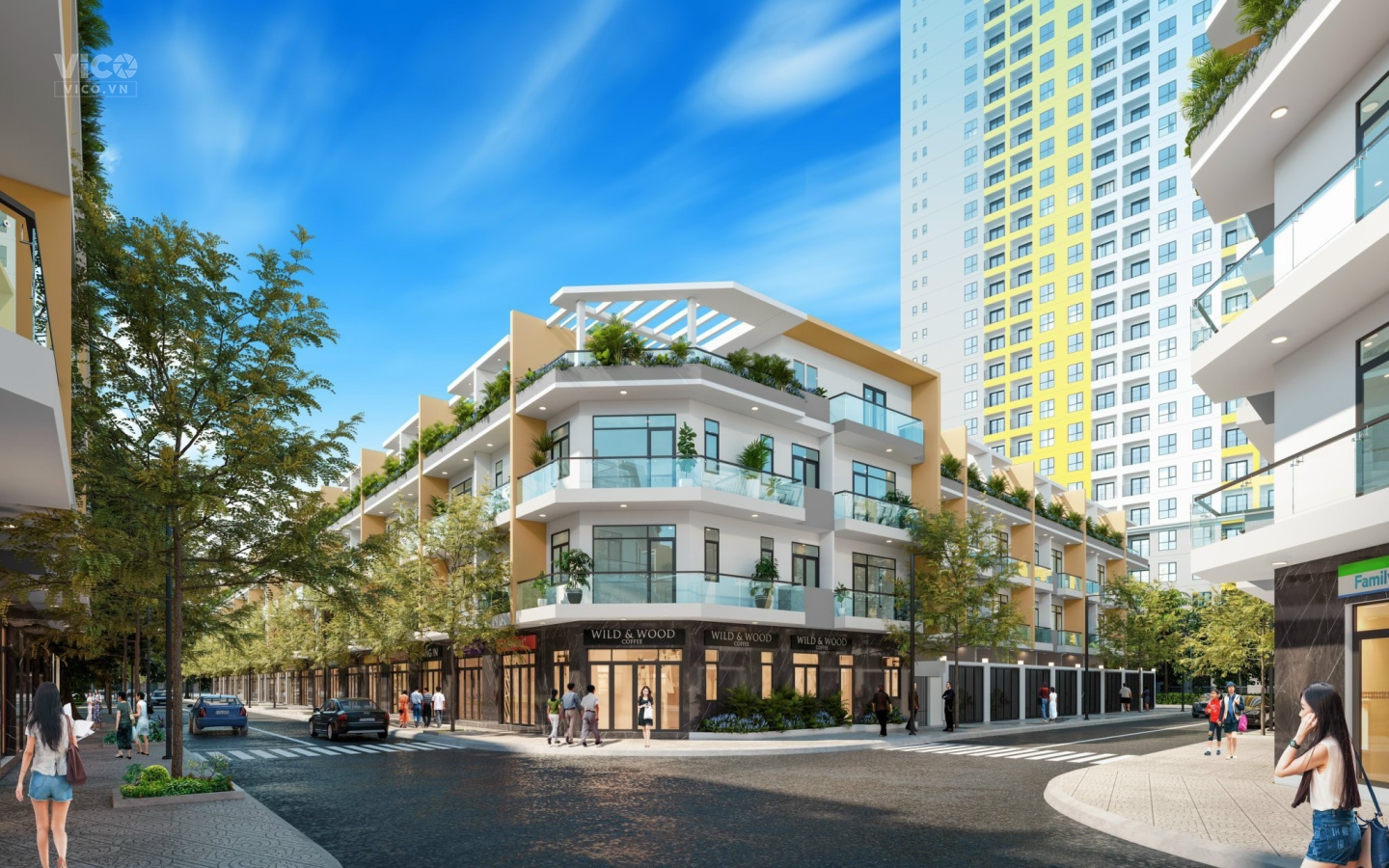 Nhà phố liền kế Dĩ An, khu compound có sổ hồng riêng.