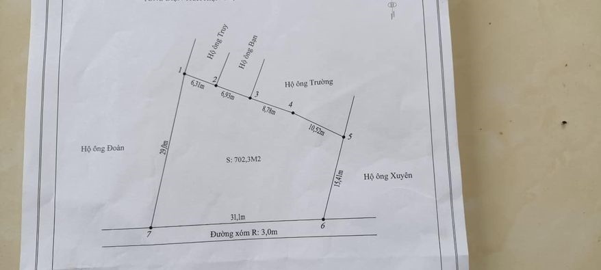 Cần bán 702,3m2 đất Thái Sơn An Lão
