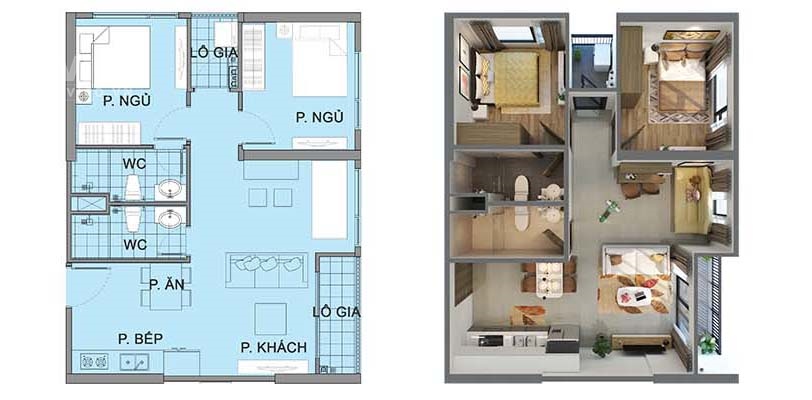Bán căn hộ 1PN 45m2 Tại Vinhomes Ocean Park Trả góp chỉ từ 10TR