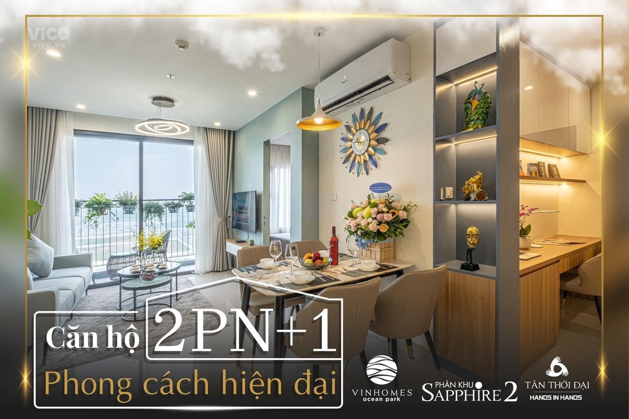 MỞ BÁN CĂN HỘ 2PN VINHOMES OCEAN PARK GIÁ CHỈ TỪ 1,7 TỶ