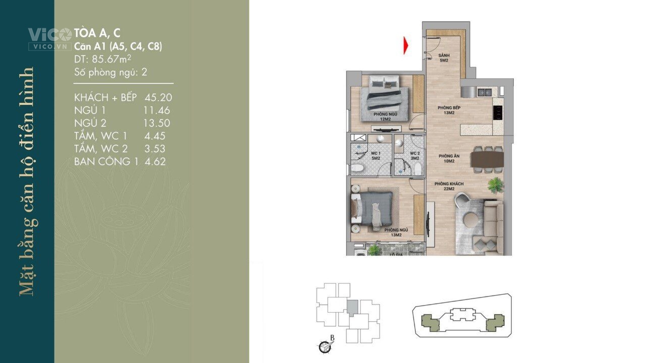 Chính chủ cho thuê căn hộ 2PN 85m2 và 4PN 147m2 chung cư Udic Westlake Tây Hồ.