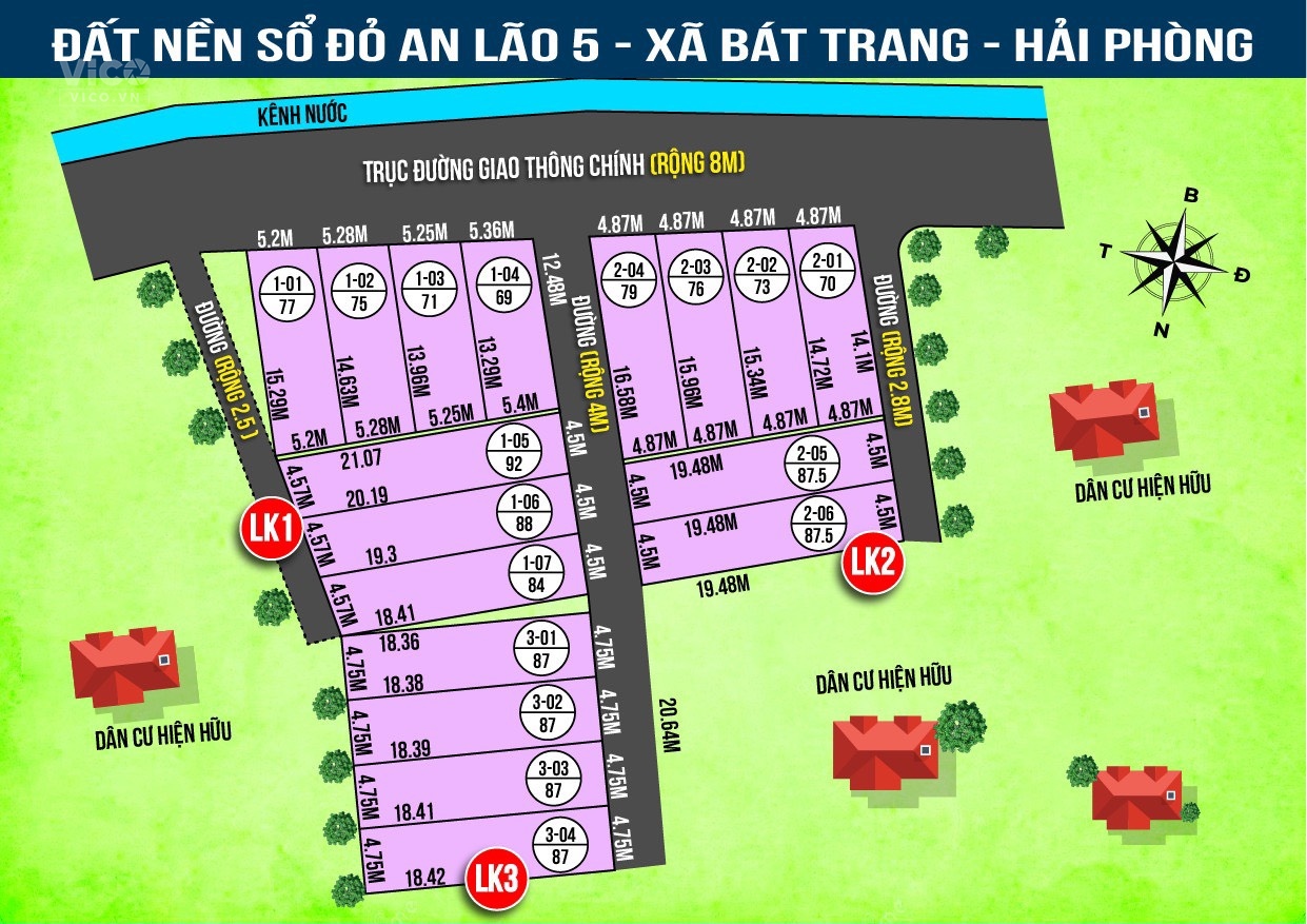 Mở bán 60 lô tại Bát Trang An Lão HOTLINE 0334296796