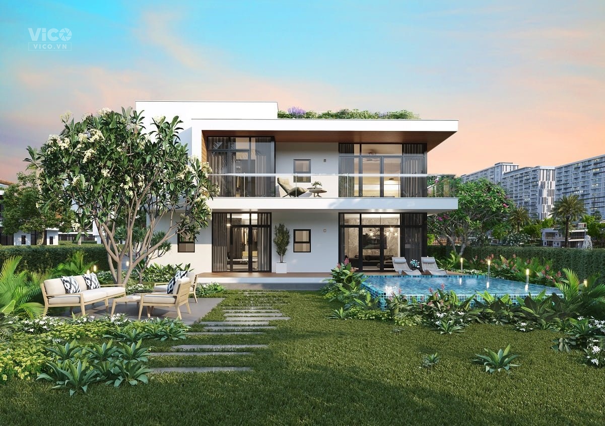 Bán biệt thự resort mặt biển Chí Linh Vũng Tàu, Nội thất cao cấp, khai thác lợi nhuận cao