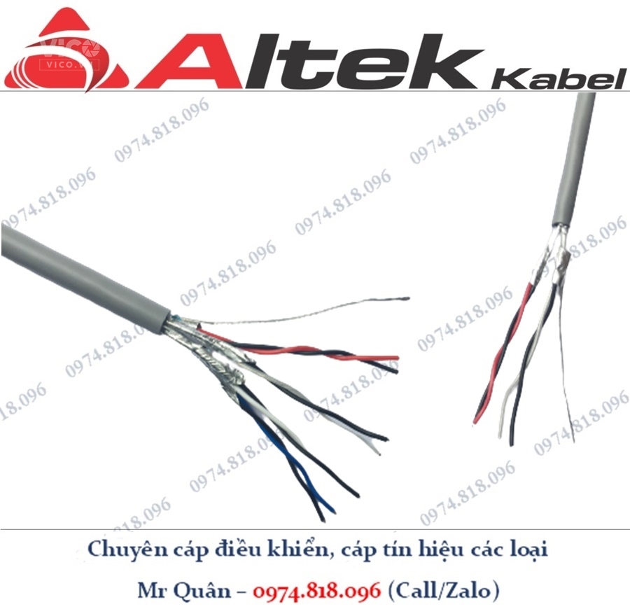 Cáp tín hiệu vặn xoắn chống nhiễu awg