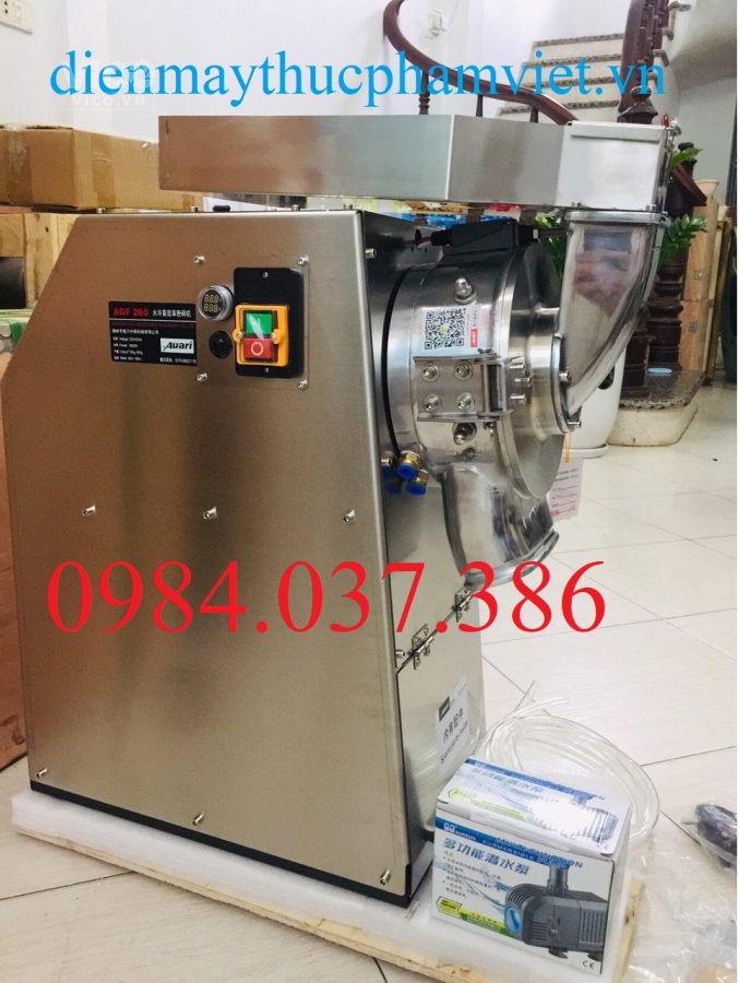 Máy xay bột khô siêu mịn công suất lớn nằm ngang