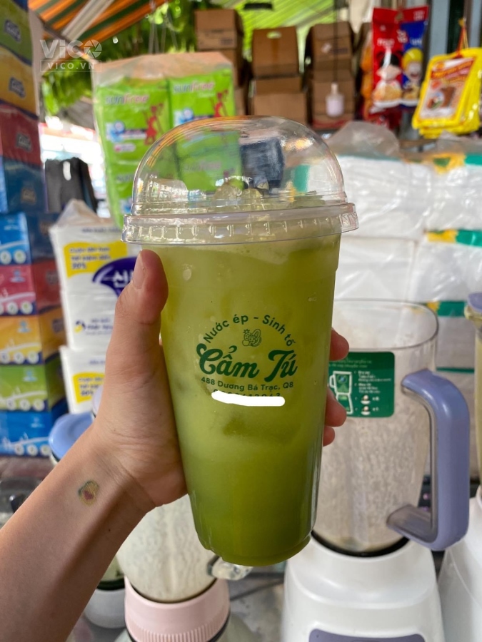 SANG QUÁN SINH TỐ MẶT TIỀN DƯƠNG BÁ TRẠC QUẬN 8