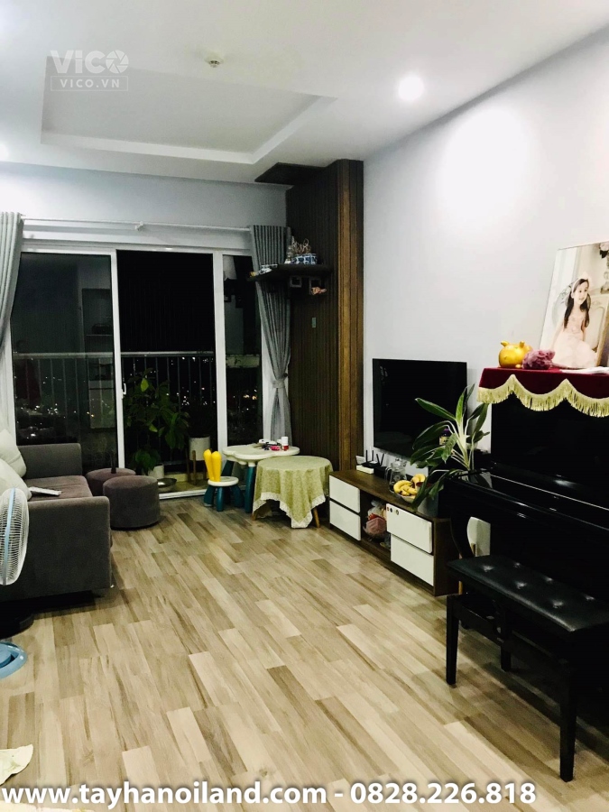 1,7x tỷ có ngay căn hộ chung cư The Golden An Khánh 2 ngủ 2vs 66m2 ban công Tây Nam full nội thất
