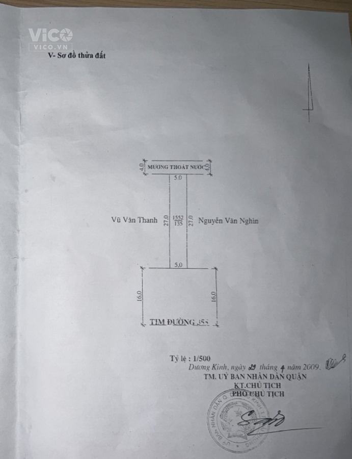 Bán đất 135m2 mặt đường 355, Anh Dũng, Dương Kinh 5
