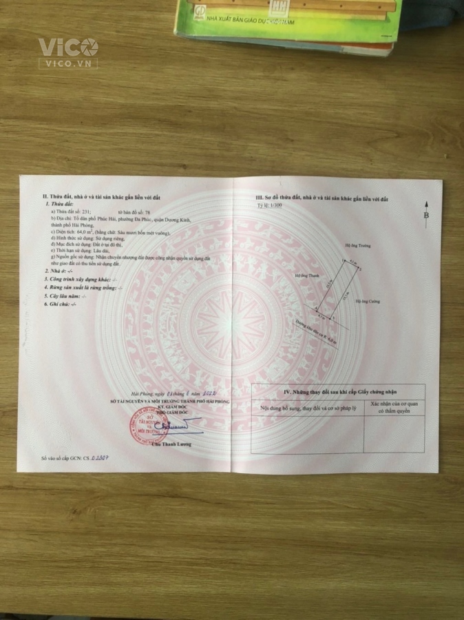 64 m2 đất trung tâm Phúc Hải, Đa Phúc đường nhựa 6m giá chỉ 1,65 tỉ