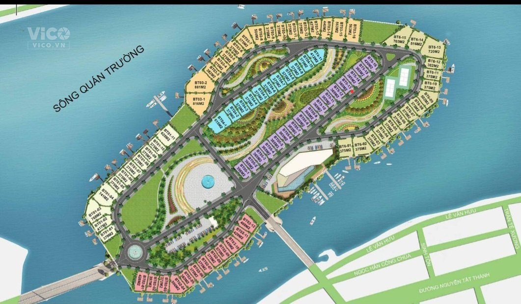 Đất biệt thự dự án Lotus Island (Đảo Hoa Sen), vị trí có 1 không 2 ở Nha Trang, giá tốt đầu tư sinh