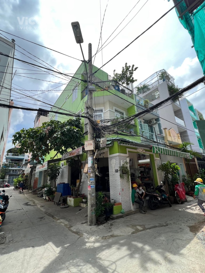 Bán gấp nhà ngay góc 2 mặt tiền, Cư Xá Phú Lâm D, P10, Q6 DT 4.2x15m, 3.5 tấm, gần chợ Hồ Trọng Quý
